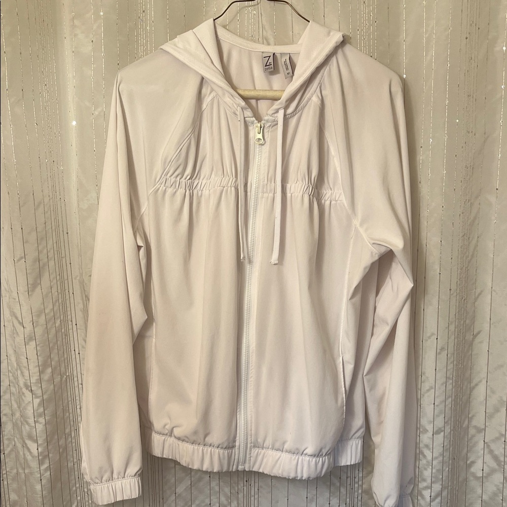Zella Women's White Hooded Utility Jacket